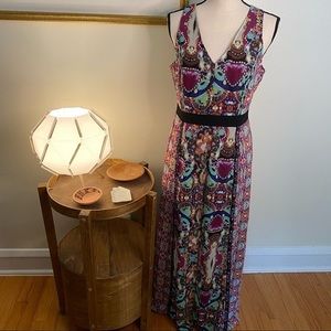 Nicole by‎ Nicole Miller Multi-color Maxi Dress